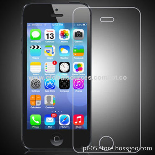 9H Tempered Glass Straight Flange Screen Protector for iPhone 5/5S/5C, Easy-to-Attach and Re-attachNew